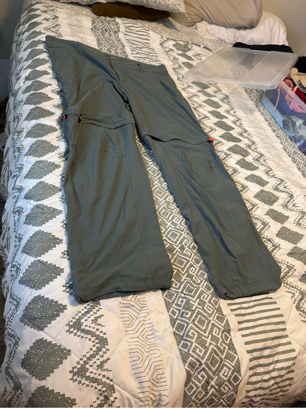 Columbia Cargo Pants - Slate Green/Olive